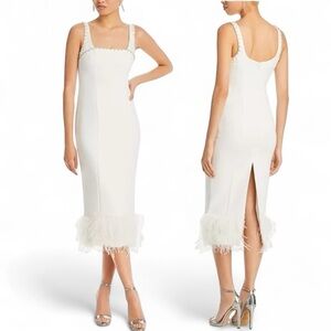 LIKELY Georgie Embellished Midi Sheath Dress SZ 6